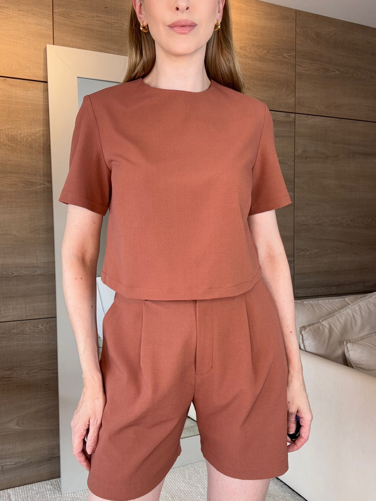 Blusa manga curta